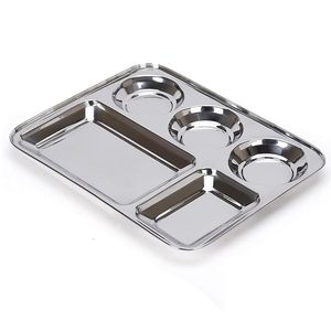 Plato Cuadrado para Cena con Secciones Divididas, para Niños, Almuerzo, Campamentos, Eventos, Uso Diario, Vajilla - Product Image 3