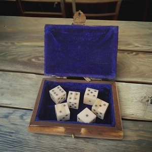 Bone Inlay Eco-Friendly High Quality Handmade Modern Gaming <b>Dice</b> by f s international for Outdoor/Indoor - Product Image 2