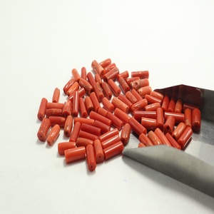 Tube de corail italien naturel, pierre précieuse en vrac, INDIA GEMS, certifié par un tiers pour la fabrication de bijoux - Product Image 4