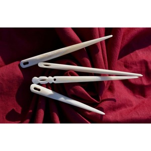 Traditional Handmade Bone <b>Sewing</b> Needle Strong Durable Leather Stitching Tool Natural Craft Needle for Tailoring DIY and Artisan - Product Image 1