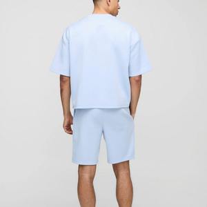 Ensemble de 2 pièces, t-shirt de sport à manches courtes et short de sport, vêtements de sport d'été pour hommes, ensemble court pour la remise en forme et l'entraînement - Product Image 5