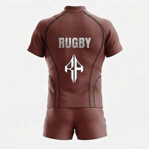 Nouveau maillot de rugby RIVIAN ATLANTIC, impression par transfert thermique, couleur unie, 100% polyester, qualité supérieure pour hommes - Product Image 3