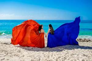 Personalice el vestido de vuelo de satén suave superior para el vestido de cóctel de satén con el vestido de los tirantes de espagueti - Product Image 2