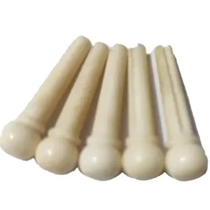 indian seller and manufacture ready to ship acoustic guitar with our Pure Bone Bridge Pins clarity tone Bridge Pins
