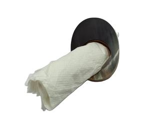 Anneaux de serviette ronds en résine écologiques de style classique pour la cuisine et la restauration, finition polie - Product Image 1