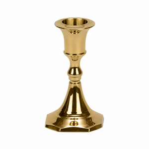Candelabro de acero inoxidable con base cónica moderna, duradero, para decoración del hogar, soporte para velas cónicas, diseño moderno. - Product Image 2