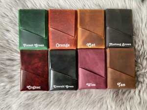 ซองใส่บัตรหนังแท้สั่งทำขายส่ง รุ่นมินิมอล ป้องกัน RFID กระเป๋าใส่บัตรเครดิตขนาดเล็ก รุ่น LCH-0234 - Product Image 6