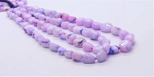 Perles de pierres précieuses en opale lavande naturelle, forme de pépite lisse, opale lavande violette, perles lisses polies pour la fabrication de bijoux, vente en gros - Product Image 6