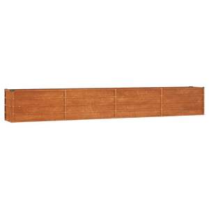 Lit surélevé de jardin en acier Corten 126 "x 15.7" x 17.7 "-Garden Supply - Product Image 2