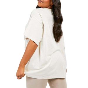 Camiseta de Algodón Informal de Diseño Personalizado para Mujer, de Secado Rápido, Transpirable, Deportiva, Holgada, Ecológica, con Estampado Digital - Product Image 4