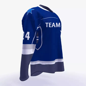 Camisetas de Hockey sobre Hielo para Adultos a Precio de Mayoreo, Camisetas de Equipo de Doble Cara con Impresión, Camisetas de Hockey sobre Hielo 100% Poliéster - Product Image 6