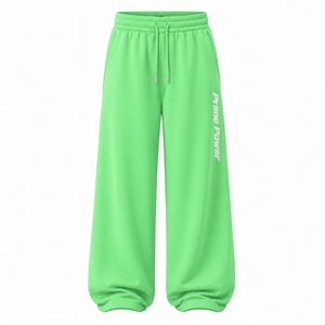 <b>Prime</b> Power Women Oversized Hoodie Jogger Set Green Cotton Fleece Tracksuit Casual Two Piece Outfit Streetwear Autumn Wear - Product Image 6