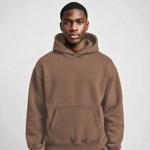Sudadera vintage personalizada al por mayor con construcción de forro polar y detalles de corte holgado para marcas de moda estadounidenses - Product Image 4