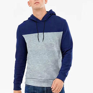 Sudadera con Capucha para Hombre 100% Algodón, Color Azul Marino, Corte Regular, Estilo Urbano, Impresión Digital, Bordado, Invierno - Product Image 1