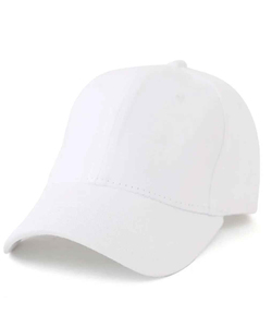 Gorra de Béisbol Blanca de 6 Paneles, de Algodón, Ajustable, Unisex, Informal, de Color Sólido, para las Cuatro Estaciones - Product Image 2