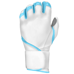Custom Cabretta <b>Leather</b> Baseball Batting Gloves Long <b>Cuff</b> Extended <b>Wrist</b> Protection Batting Gloves - Product Image 3