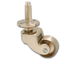 ล้อทองเหลืองโบราณแบบวินเทจ แข็งแรงทนทาน พร้อมเกลียวติดตั้ง ปรับแต่งการเคลือบผิวได้ สำหรับเฟอร์นิเจอร์ เก้าอี้ โต๊ะ และตู้ - Product Image 5