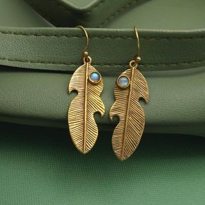 Pendientes de Aro de Latón Estilo Bohemio Rústico, de Moda, para Bodas y Fiestas, Hechos a Mano, con Acabado Vintage, Joyería Chic y Elegante - Product Image 2