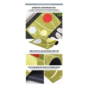 Tapis de sol commercial coréen en caoutchouc antidérapant pour entrée, paillasson de véranda, grattoir à pieds, tapis de sol en rouleau - Product Image 6