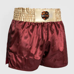 กางเกงมวยไทยคุณภาพสูงขายดีที่สุด ผลิตตามสั่ง ชุดศิลปะการต่อสู้สำหรับผู้ชาย โพลีเอสเตอร์ 100% น้ำหนักเบา แห้งเร็ว - Product Image 1