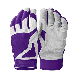 Gants de frappe de baseball unisexes pour adultes de haute qualité, 100 % cuir, respirants, fermeture auto-agrippante, confortables et légers - Product Image 4