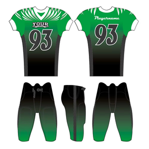 Latest Design Youth American Football Uniform Breathable Jersey Wholesale Team Sportswear - Product Image 4