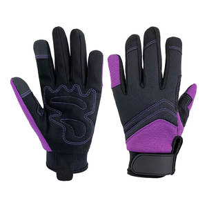 Gants de travail antidérapants robustes, résistants aux coupures, vêtements de sécurité en cuir, fabriqués au Pakistan - Product Image 1