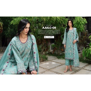 Asim Jofa – Collection Festive de Costumes de Mariage Brodés de Luxe pour Femmes – Ssumaira Cousu sur Mesure 3 Pièces – Style Chickenkari - Product Image 6