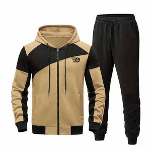 Survêtements à capuche pour hommes, ensemble confortable et sportif pour le loisir, l'entraînement, la course à pied et les activités de plein air - Product Image 1