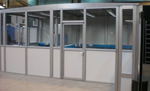 Fournisseur direct d'usine, cloison en aluminium de haute qualité avec des profilés en aluminium durables et un système de panneaux en verre moderne - Product Image 6