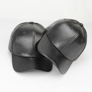 Wholesale Embossed Genuine Leather <b>Baseball</b> <b>Cap</b> Adjustable Strap Closure Sporty Breathable Waterproof Unisex Adult Four Seasons - Product Image 3