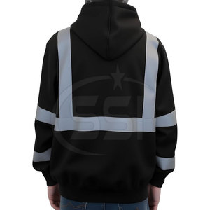 Sudadera de Seguridad Impermeable de Alta Visibilidad ANSI Clase 2 Multiusos con Diseño Reflectante para Entornos de Trabajo Industriales - Product Image 5