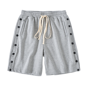 Pantalones cortos de algodón para hombre, pantalones cortos holgados de verano, pantalones cortos de hip hop, ropa de calle, pantalones cortos para correr, gimnasio y Fitness - Product Image 1