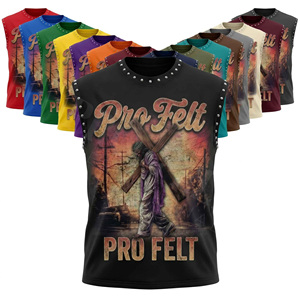 Screen Printed Custom Design Sleeveless T Shirt Men Washed Cotton Tank Top Streetwear Casual Fashionable Comfortable Top Shirt - Product Image 1