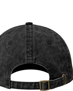 Casquette de baseball en coton noir délavé, unie, réglable, unisexe, décontractée, respirante, confortable, qualité supérieure - Product Image 6