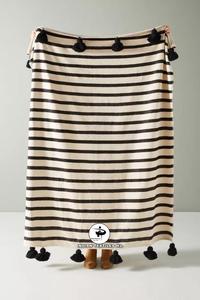 Beautiful Colors Luxury Handmade Indian Living Room Throw Blanket Soft <b>Material</b> For <b>Sofa</b> Bed Wholesale Price - Product Image 6