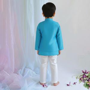 Conjunto de Kurta y Pijama de Diseño para Niños, Ropa Étnica para Fiestas, Disponible a Precio Razonable - Product Image 4