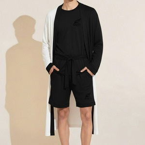 Pantalones de chándal deportivos de cintura alta para hombre, muy demandados, con bolsillos, ideales para el gimnasio y el descanso; también disponibles como ropa de dormir para mujer. - Product Image 2