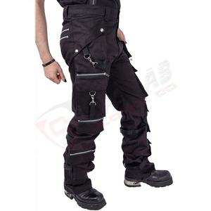 Gothic-<b>camo</b> Breathable Slim Fit <b>Pants</b> Customized Latest Fashion Casual <b>Men</b> Black Gothic-<b>pant</b> - Product Image 3