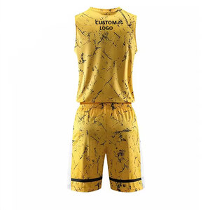 Unisex Basketball Jersey Set Blue <b>White</b> <b>V</b>-<b>Neck</b> Sleeveless Moisture Wicking Polyester Adult All Seasons Logo Sublimation Printed - Product Image 4