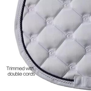 Premium Quality Custom <b>Equestrian</b> Saddle Pads Western Dressage Styles Poly Cotton Lining Wool Direct Factory Wholesale Price - Product Image 4
