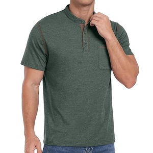 เสื้อยืดแขนสั้นผู้ชายผ้าฝ้ายเฮนลีย์ - Product Image 5