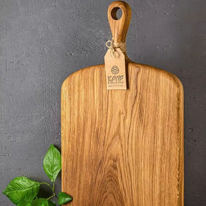 Grande planche à découper en bois de teck recyclé, idéale pour couper la viande, les fruits et servir avec style. - Product Image 1