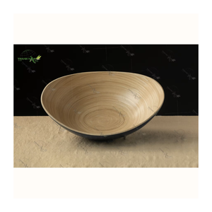 Bol de service jetable en bambou écologique personnalisé OEM pour salades et fruits, léger et durable, nouvelle arrivée, ustensiles de cuisine, fournisseur Vietnamien - Product Image 5