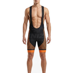 High Performance Breathable Moisture-Wicking Padded Cycling <b>Bib</b> Shorts for Men Long Distance Road Bike Racing <b>Training</b> Wear - Product Image 4
