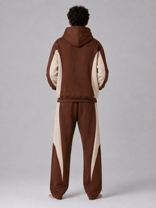 Conjunto Deportivo para Hombre, Cómodo, en Oferta, Casual, Manga Larga, Poliéster y Algodón, para Invierno, Corte Regular, Color Sólido, Ligero - Product Image 4