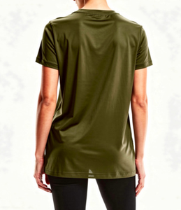 เสื้อยืดสปอร์ตผ้าฝ้าย/ใยไผ่ ยูนิเซ็กซ์ น้ำหนัก 240 กรัม พิมพ์ลายดิจิทัล เป็นมิตรกับสิ่งแวดล้อม ดีไซน์เรียบง่าย - Product Image 3