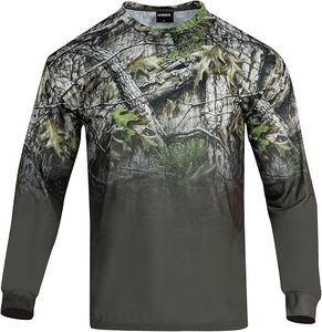 เสื้อเชิ้ตพรางลายสำหรับล่าสัตว์ แขนสั้น ยูนิเซ็กซ์ ระบายอากาศ แห้งเร็ว ต้านเชื้อแบคทีเรีย สำหรับฤดูร้อน พิมพ์ลายแบบซับลิเมชั่น - Product Image 3