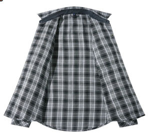 Chemise à carreaux en flanelle à manches longues boutonnée en mélange de coton et polyester sur mesure pour homme, collection Printemps-Automne 2026 - Product Image 6