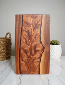 Handmade Rosewood Cremation Urn Modern Wood <b>Memorial</b> <b>Keepsake</b> Handmade Modern Rosewood Cremation Urn - Product Image 1